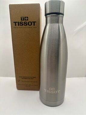 Tissot Silver Stainless Steel Insulated Bottle